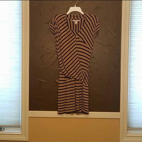 MNG by Mango gathered striped dress - Picture 2 of 6